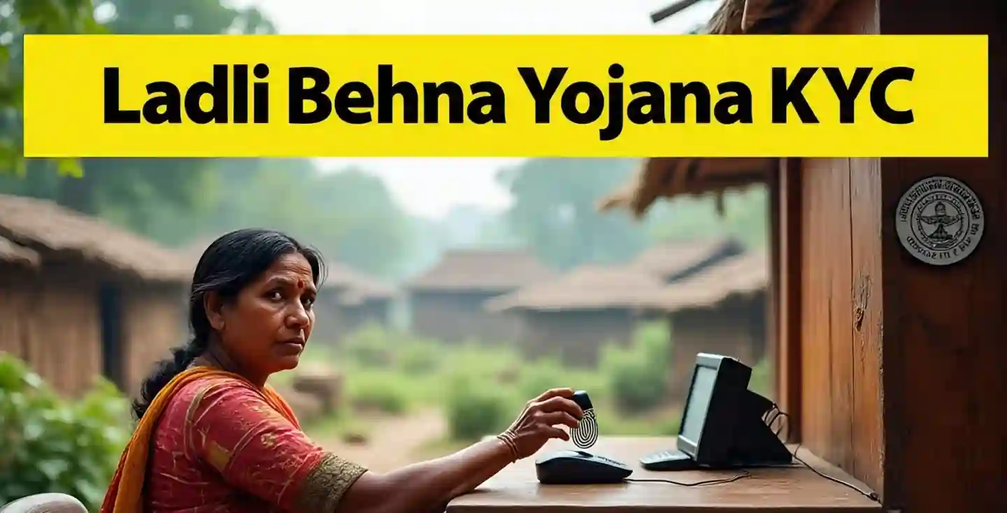 ladli behna yojana kyc process in hindi